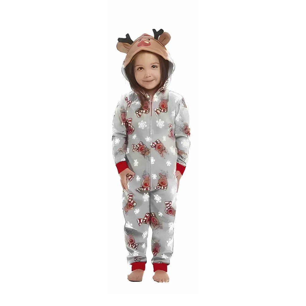 Julpyjamas Onepiece Rudolf