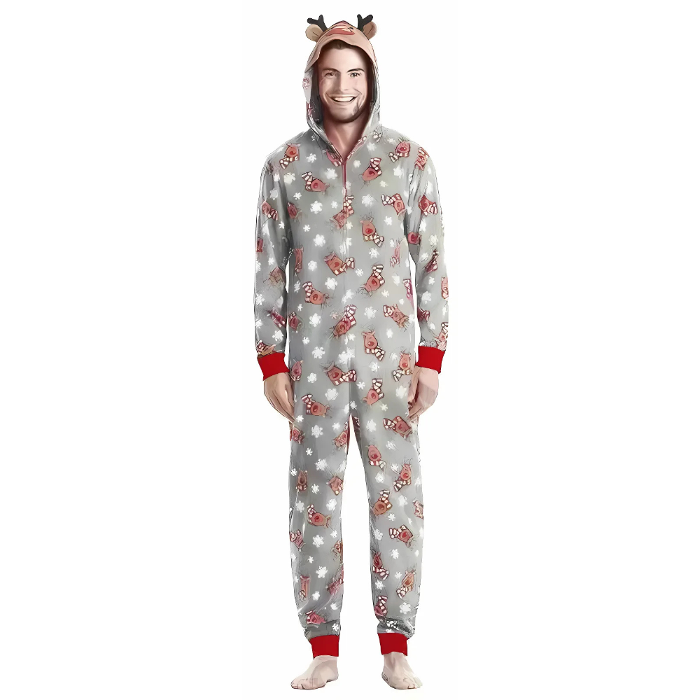 Julpyjamas Onepiece Rudolf