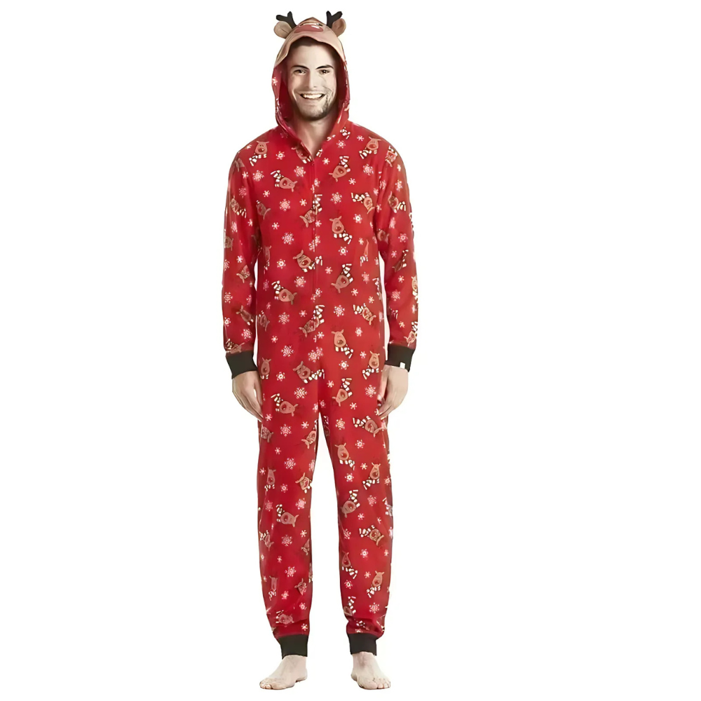 Julpyjamas Onepiece Rudolf